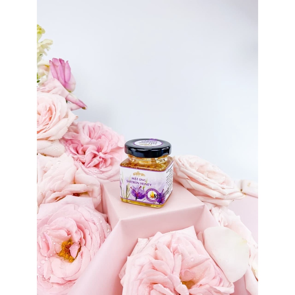 [Loại 1] Saffron Iran ngâm mật ong chính hãng 65gr, nghệ tây mật ong thượng hạng