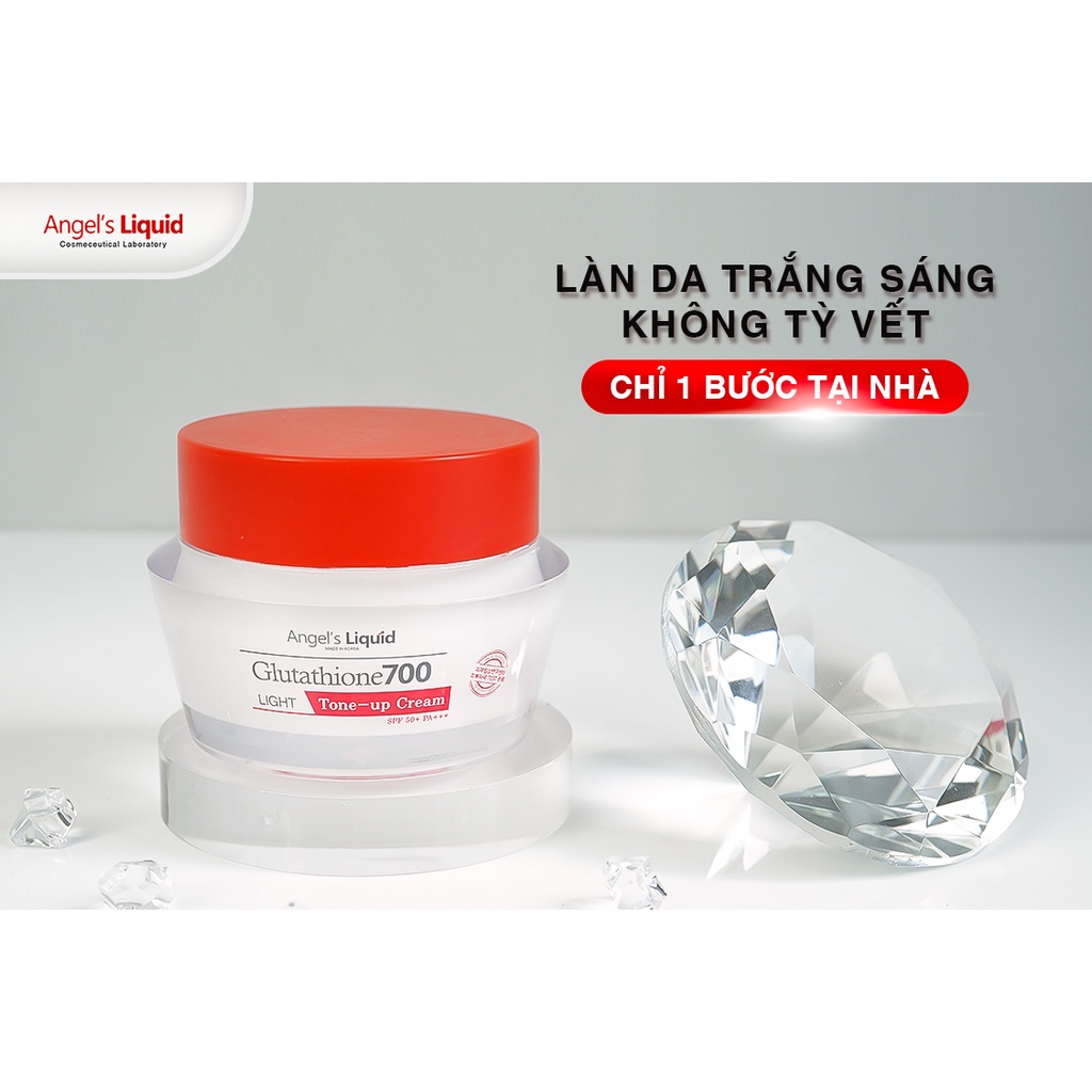 Kem Dưỡng Ban Ngày Chống Nắng Angel Liquid Glutathione 700 Light Tone-Up Cream SPF50 50g