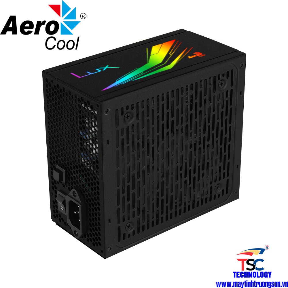 Bộ Nguồn Máy Tính Aerocool LUX RGB 750W 650W 550W 80 Plus Bronze | Bảo Hành 36T Tại TTBH Hà Nội Và Sài Gòn