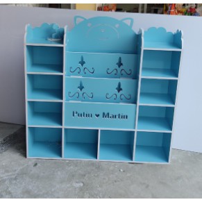 Kệ sách hình gấu nhiều ngăn thiết kế hiện đại cho bé FNL-3201 | BigBuy360 - bigbuy360.vn