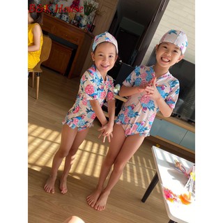 Đồ Bơi Bé Gái + Nón