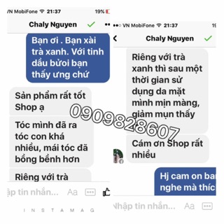 Tinh dầu bưởi và dầu gội bưởi ( 2 chai )