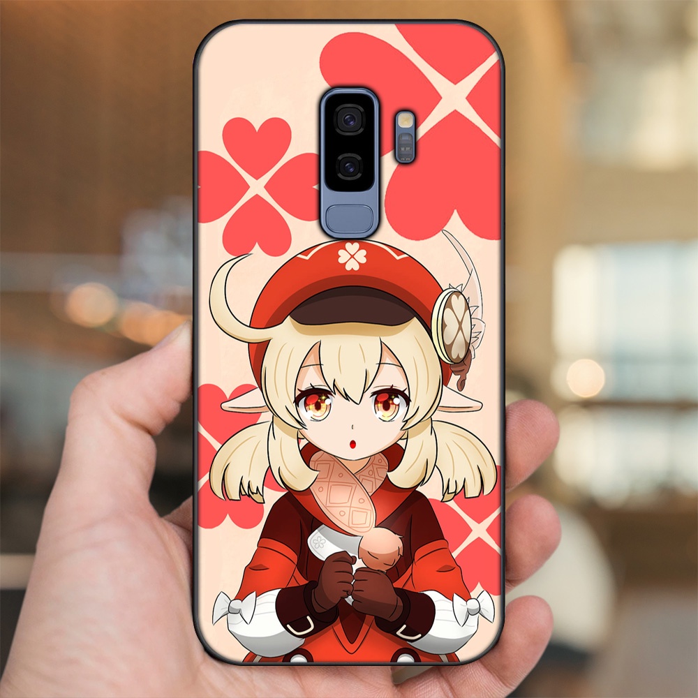 Ốp lưng Samsung S9 Plus viền đen in hình Klee Genshin Impact
