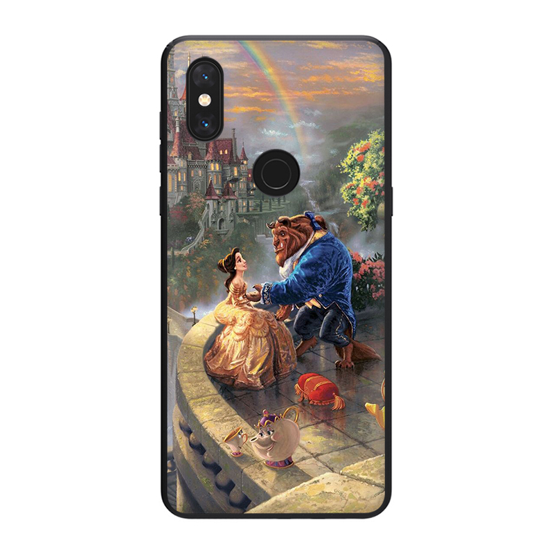 Ốp Lưng Mềm In Hình Beauty And The Beast Cho Redmi Note 9 9s 8t 8 7 6 5 Pro 5a Prime 4x Poco X2