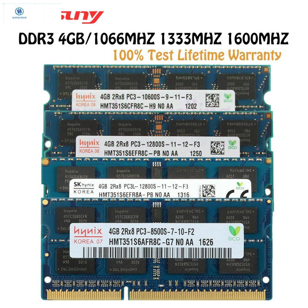 Ram Máy Tính Hynix 4gb 204pin Ddr3 2rx8 Pc3 10600s 12800s 1066 / 1333 / 1600mhz | BigBuy360 - bigbuy360.vn