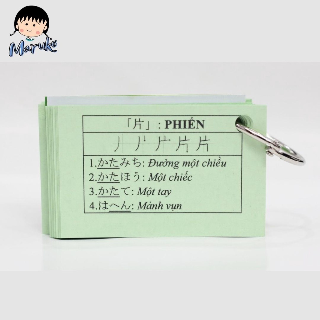 Thẻ Học Tiếng Nhật Kanji N3 Tái Bản Mới Nhất - Flashcard Kanji N3