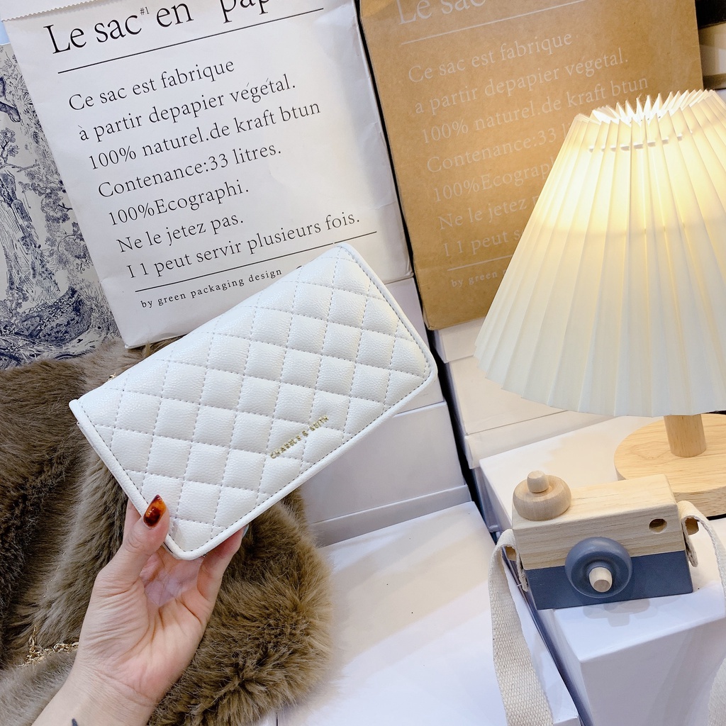 TÚI VÍ CLUTCH CẦM TAY NỮ Ô TRÁM