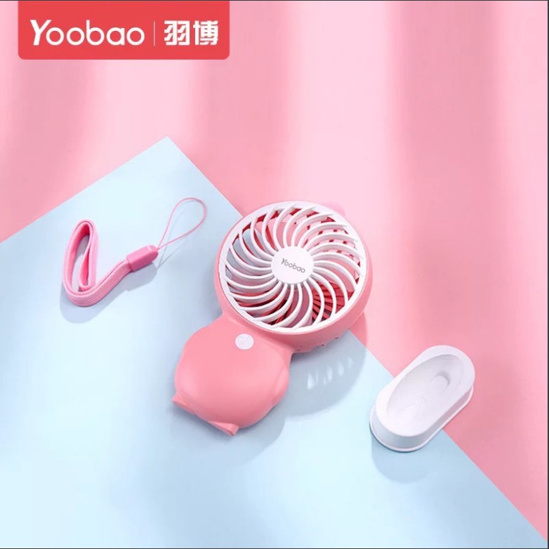 Quạt bàn mini Yoobao USB FAN 2 - Chính hãng - Siêu mát - Bảo hành đổi mới / Giá Rẻ