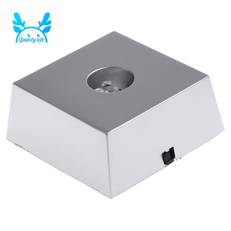 Đèn LED 3 bóng nhiều màu kiêm giá đỡ trưng bày
