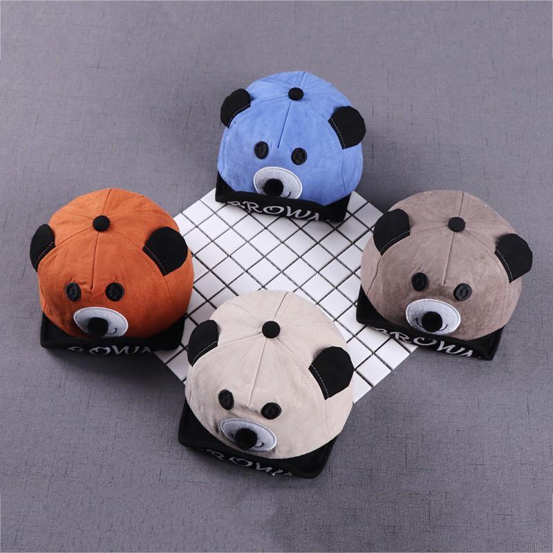Mũ lưỡi trai hình chú gấu đáng yêu cho em bé 0-24 tháng tuổi