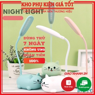 Đèn bàn học hình heo tích điện, đèn led đọc sách chống cận cho trẻ học sinh bảo hành 3 tháng