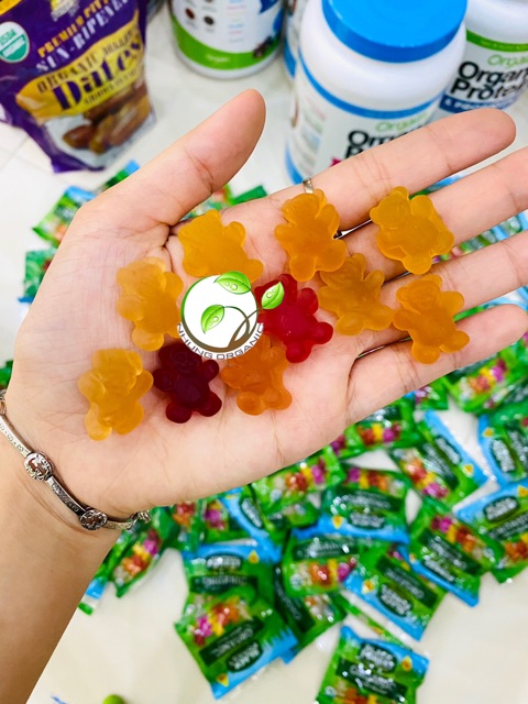 Kẹo Dẻo Hữu Cơ Hình Gấu Xinh Xắn Gummy Bear Mỹ