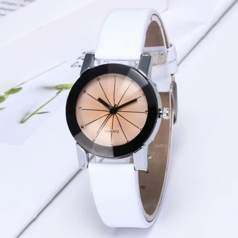 Đồng Hồ Cặp Dây Da Thời Trang