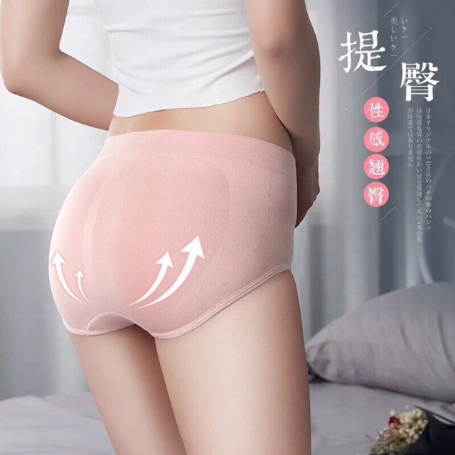 Quần lót nữ cotton freesize cạp cao co giãn 4 chiều có túi zip cho 40-63kg KIMCHIBIKINI QL002