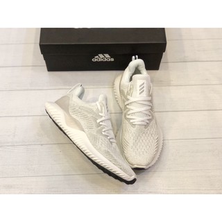 Giày nam nữ AlphaBounce Beyond mới nhẹ bền êm gym thể thao (trắng đục)