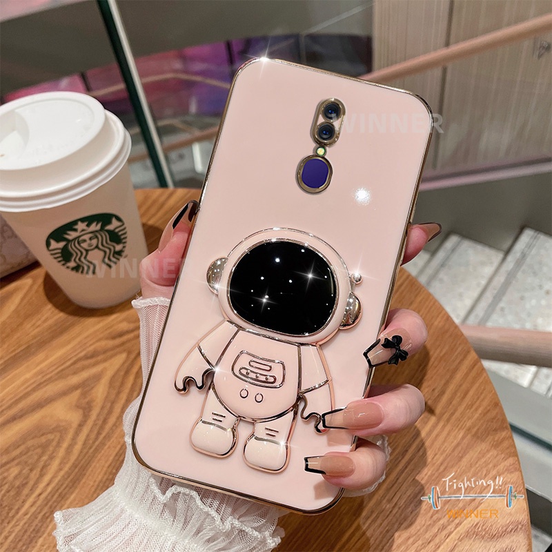 Ốp Lưng OPPO F11 F11 PRO F9 F9 PRO F7 F5 HọA TiếT Phi HàNh Gia Có Chân Đỡ Cho YHY