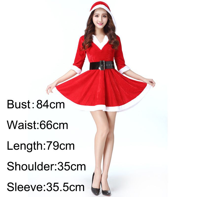 Đầm Hoá Trang Ông Già Noel Cho Nữ