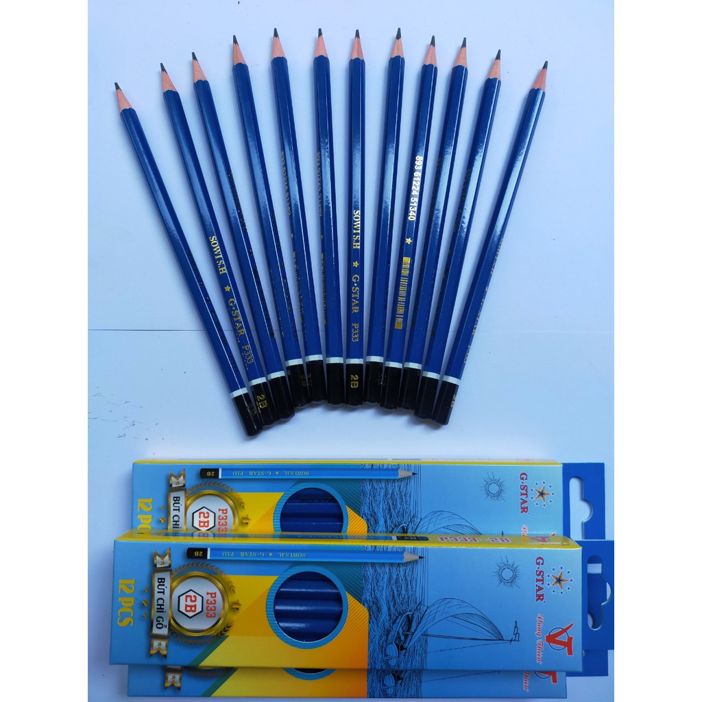 1 CÂY BÚT CHÌ ĐEN P333- 2B HIỆU G*STAR