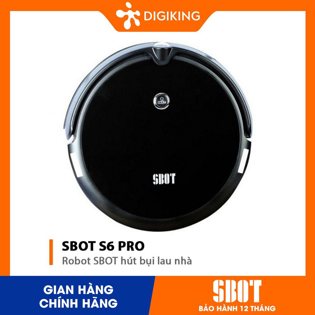 Robot SBOT hút bụi lau nhà Sbot S6 PRO - Mới 100% chính hãng - bảo hành 12 tháng