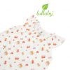 Bộ quần áo trẻ em chun cổ mới nhất cho bé gái của lullaby baby nhật hoa [ NH73B - Size 6m-4y ]