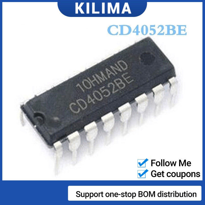 Bộ 10 Linh Kiện Điện Tử CD4052BE CD4052 4052 DIP16 IC Chất Lượng Cao