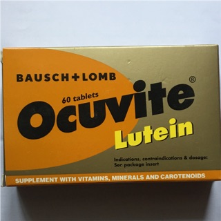 Ocuvite Lutein (giúp bổ dữơng mắt ,ngăn ngừa thoái hoá điểm vàng)