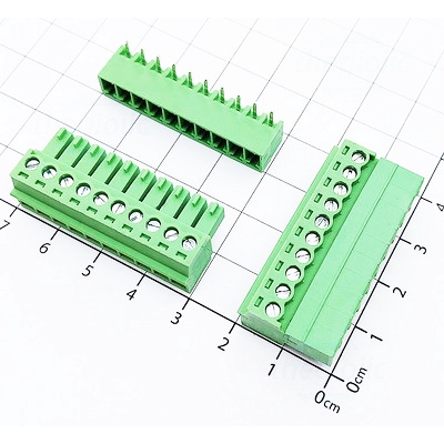 Domino cong 90 độ  / Green Terminal Block / Hàng kẹp cong / Đầu nối, cầu đấu / Phụ Kiện Điện Tử