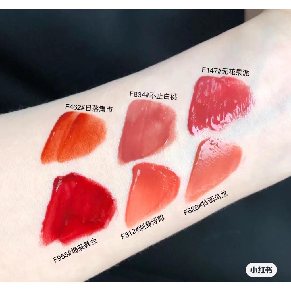 UHUE Son bóng trong suốt không thấm nước Trọng lượng nhẹ không dính Lipgloss