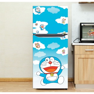 Decal dán Tủ Lạnh Doremon  chất liệu cao cấp