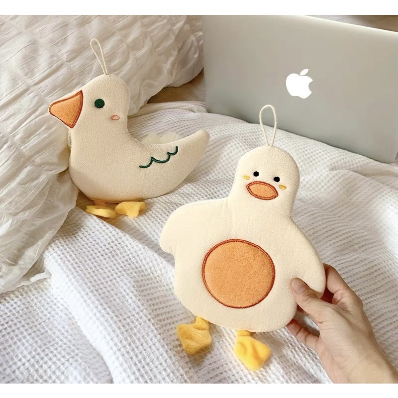 Bông tắm chú vịt mềm mại đáng yêu