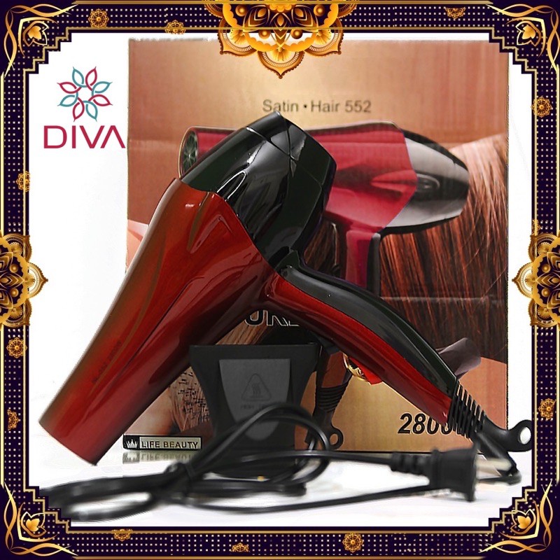 Máy Sấy Tóc 2 Chiều Model 552 Công Suất Lớn 2800W (Tặng Dụng Cụ Tạo Kiểu Siêu HOT), Bảo hành 6 tháng