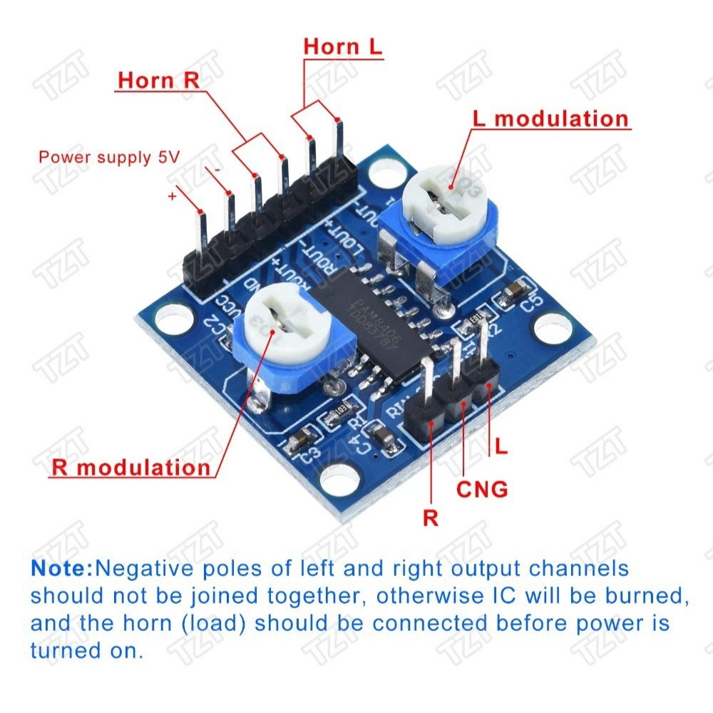 Bảng Mạch Khuếch Đại Âm Thanh Chất Lượng Cao Pam8406 5wx2 M70