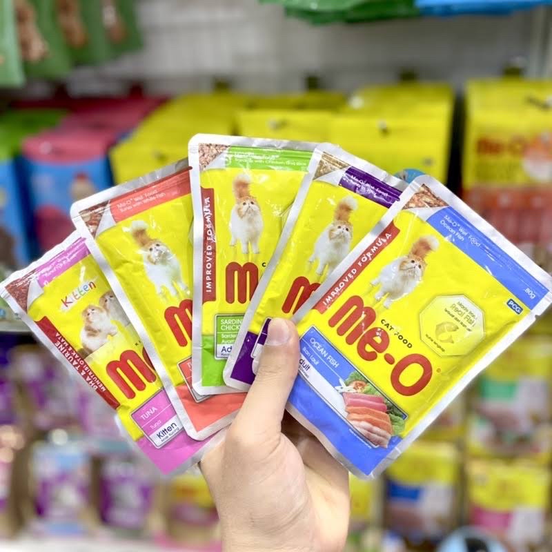 Pate Me-O WET - thức ăn mèo Thái Lan 80g ___