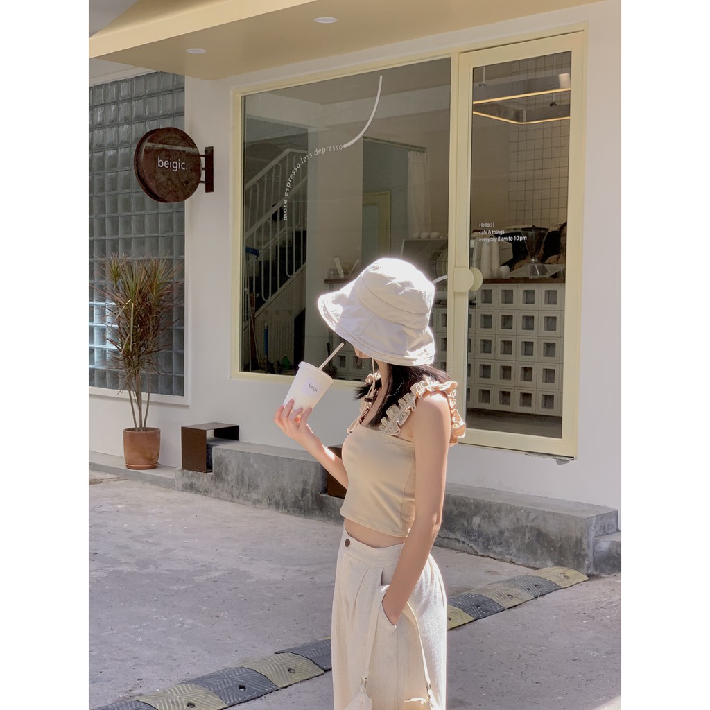 Quần culottes linen cạp cúc TKQ35 Lollie.studio