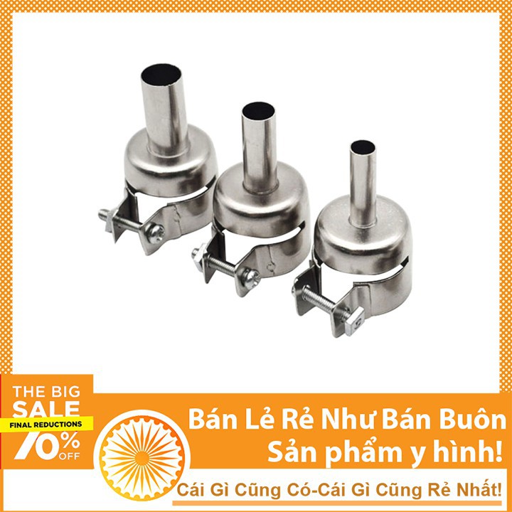 Bộ 3 Đầu Chụp Tay Khò 7mm Có Đai Vít 5mm 8mm 10mm