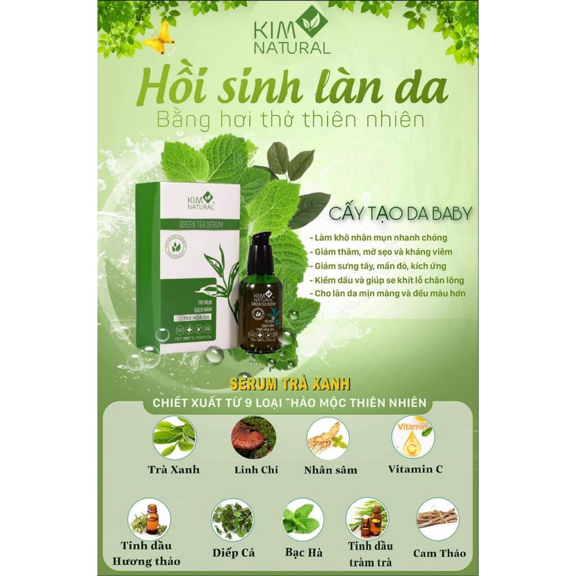 Tinh Chất Trà Xanh bản thường Kim Natural