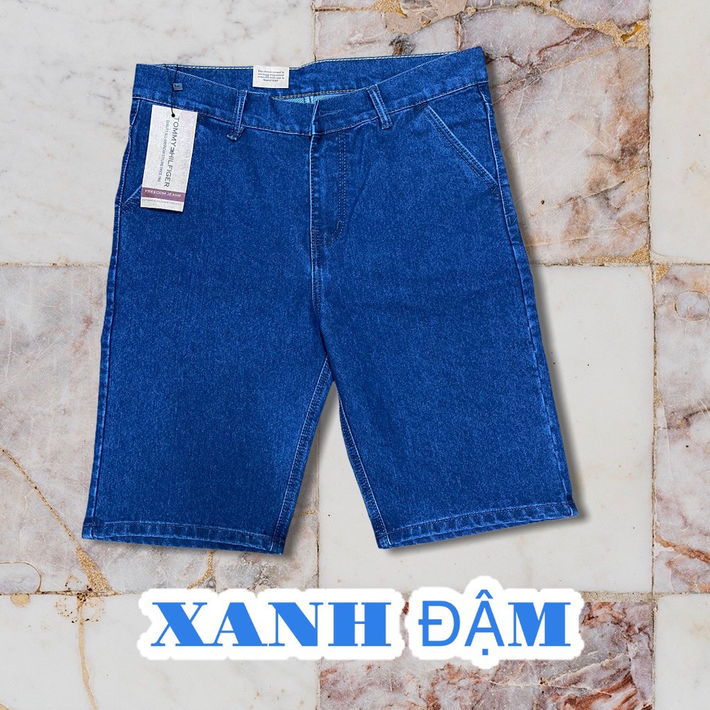 Quần Short Jean nam túi xéo trung niên VNXK