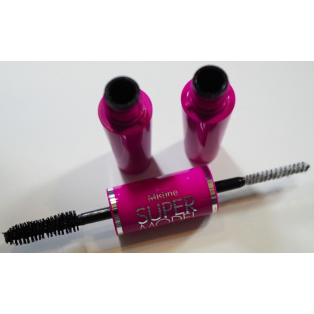 Mascara Đa Năng 2 Đầu Mistine Super Model Miracle Lash Black Mascara