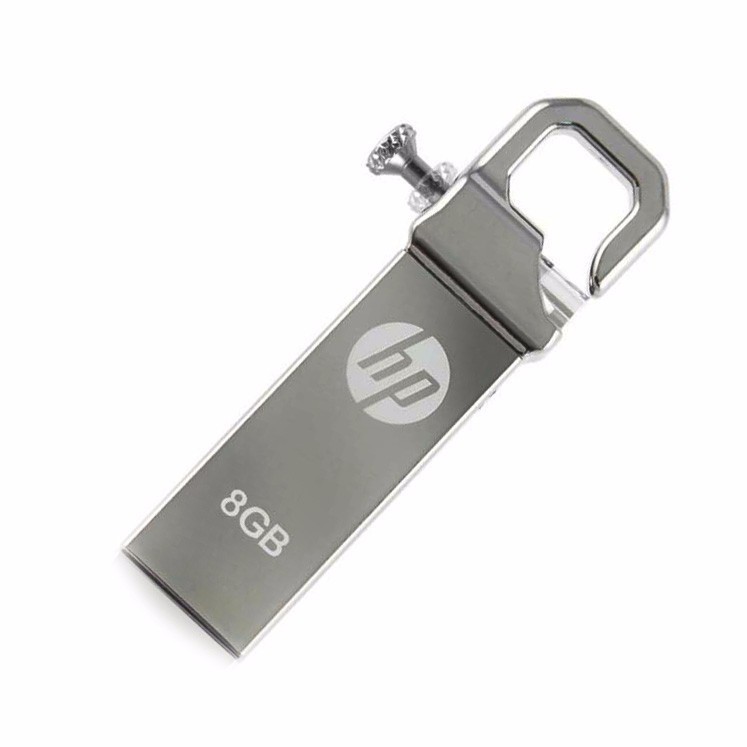 USB HP 8GB móc khóa vỏ kim loại