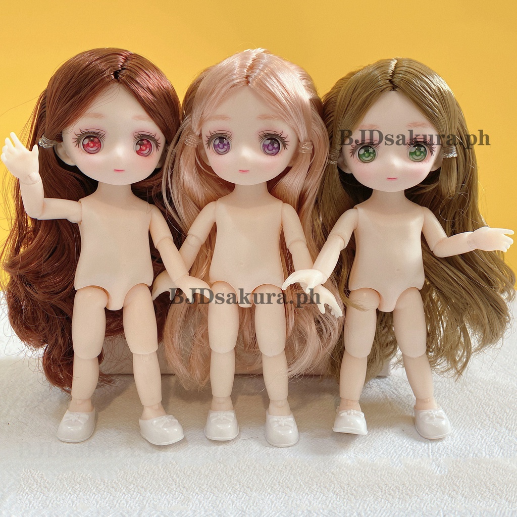 Búp bê công chúa BJD kích thước 16cm đáng yêu cho bé