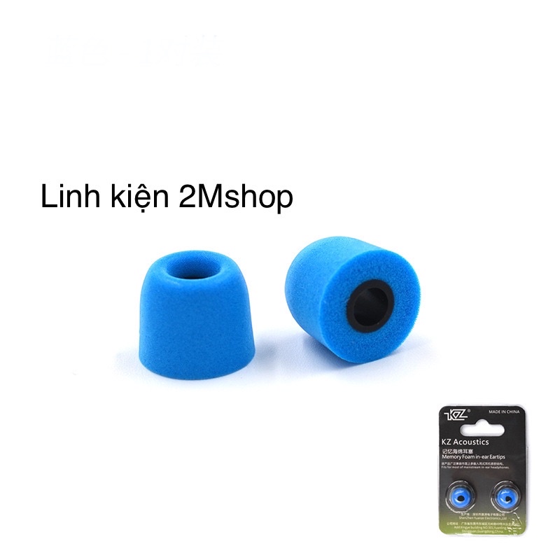 Nút Tai Nghe Bọt Biển Chính Hãng KZ. Bộ Nút Tai Nghe KZ Size M. Linh Kiện 2Mshop