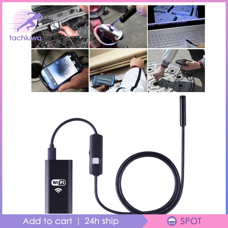 ✨Hàng sẵn sàng✨Camera Nội Soi 720p Không Dây Kết Nối Wifi Chống Thấm Nước Đa Năng Chất Lượng Cao