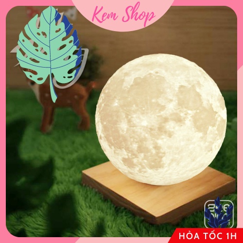 Đèn Ngủ Mặt Trăng 3D Để Bàn Kiểu Dáng Dễ Thương - K178