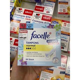 Tampon facelle-64miếng-hàng đức🇩🇪