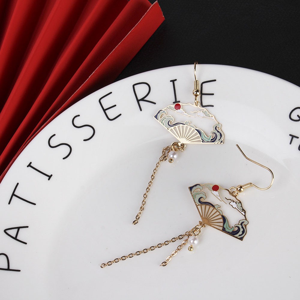 Khuyên Tai Nữ Trang Dáng Dài Tạo Hình Độc Đáo