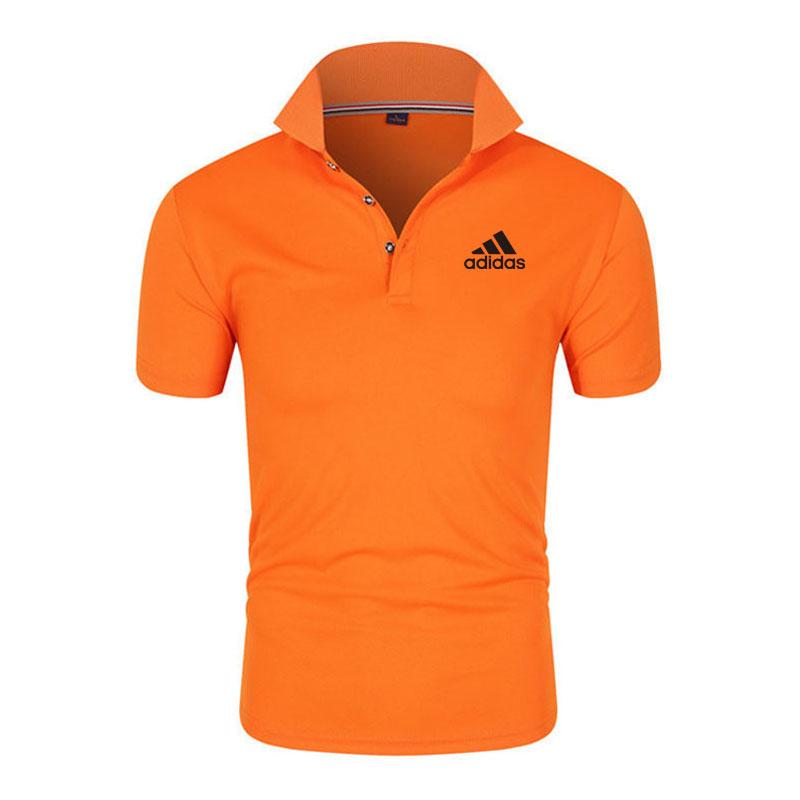 Áo thun ADIDAS ngắn tay có cổ phong cách doanh nhân cho nam