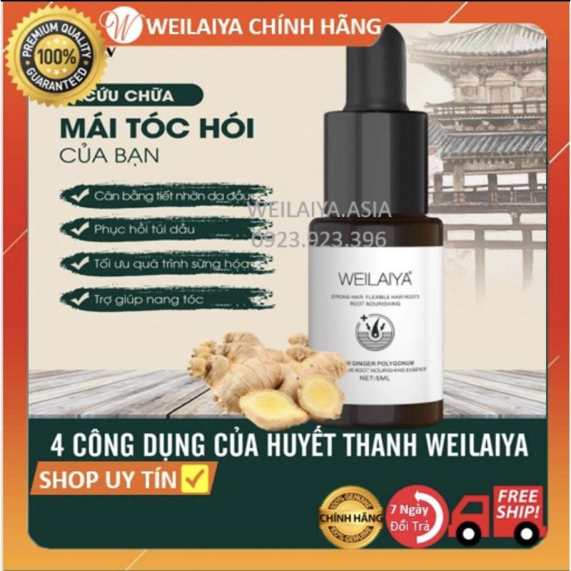 ⭐[SẴN SLL] Huyết thanh Serum Mọc Tóc Weilaiya Chính Hãng Cam Kết Hiệu Quả Kích Thích Mọc Tóc Nhanh Sau 12 Tuần sử dụng⭐