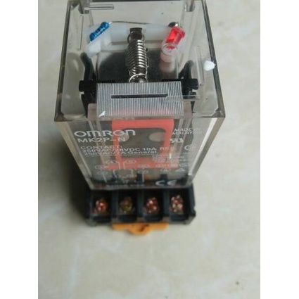 Rơ Le Omron MK2P 220V/24V/12V + 8 Chân Cắm Chuyên Dụng