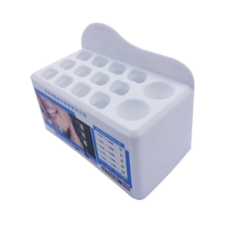 Hộp Giá Đỡ Ống Tiêm Nha Khoa Bằng Nhựa Resin Màu Trắng