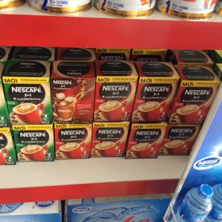 COMBO 2NESCAFE SỮA ĐÁ 3in1 HỘP 20 GÓI XANH / ĐỎ / VÀNG
